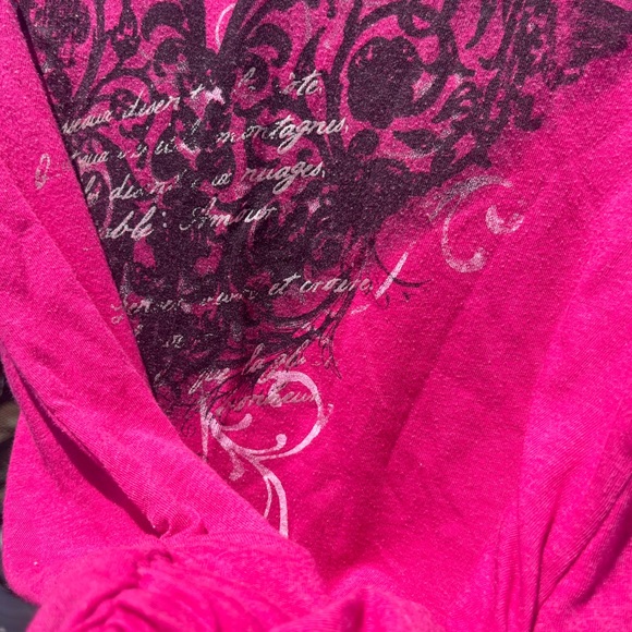 Cyber goth / Cyber y2k / Scene CATO ruched tee - Picture 2 of 4